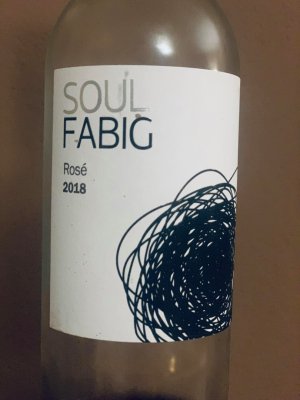 Lahev vína André rosé 2018, zemské víno (suché)