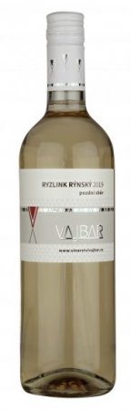 Lahev vína Ryzlink rýnský 2019, pozdní sběr (polosuché)