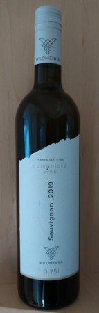 Lahev vína Sauvignon 2019, jakostní víno (suché)