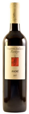Lahev vína André 2017, zemské víno (suché)