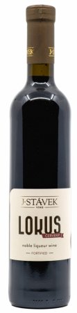 Lahev vína Lokus červený 2018, jakostní likérové víno (sladké)