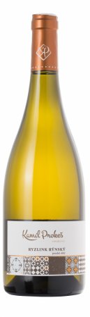 Lahev vína Ryzlink rýnský 2019, pozdní sběr (suché)