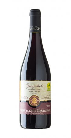 Lahev vína Zweigeltrebe 2018, výběr z hroznů (suché)