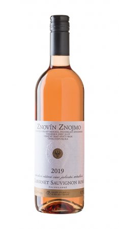 Lahev vína Cabernet Sauvignon Rosé 2019, jakostní víno (polosladké)