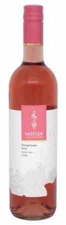 Lahev vína Zweigeltrebe rosé 2019, pozdní sběr (suché)