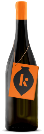 Lahev vína Kvevri Tramín 2019, zemské víno (suché)