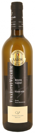 Lahev vína Ryzlink vlašský 2019, pozdní sběr (suché)