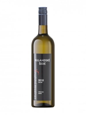 Lahev vína Rulandské šedé 2019, pozdní sběr (suché)