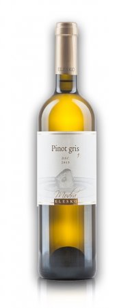 Lahev vína Pinot Gris "1" D.S.C. 2015, jakostní víno (suché)