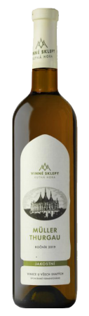 Lahev vína Müller Thurgau 2019, zemské víno (suché)