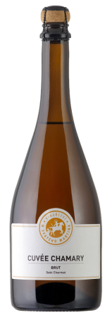 Lahev vína Cuvée Chamary, šumivé víno stanovené oblasti (sekt s.o.) (brut)