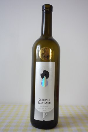 Lahev vína Cabernet Sauvignon 2015, pozdní sběr (suché)