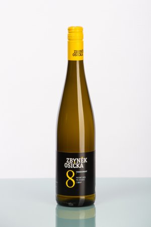 Lahev vína Chardonnay 2019, pozdní sběr (polosuché)