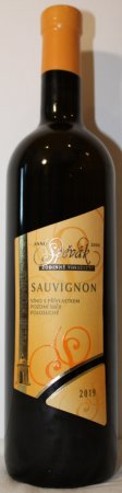 Lahev vína Sauvignon 2019, pozdní sběr (polosuché)