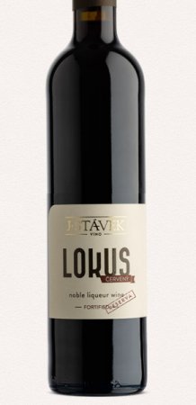 Lahev vína Lokus červený Reserva (BIO) 2010, jakostní likérové víno (sladké)
