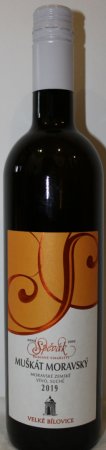 Lahev vína Muškát moravský 2019, zemské víno (suché)