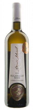 Lahev vína Rulandské šedé 2018, výběr z hroznů (polosladké)