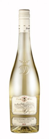 Lahev vína Sylvánské zelené Kalvárie 2019, kabinetní víno (suché)