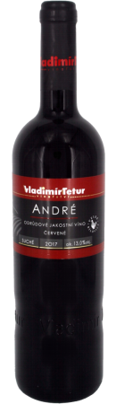 Lahev vína André 2017, jakostní víno (suché)
