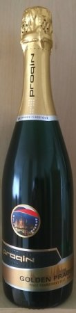 Lahev vína Golden Prague (Pinot - Chardonnay), pěstitelský sekt (brut)