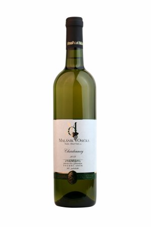 Lahev vína Chardonnay 2018, pozdní sběr (polosladké)