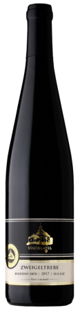 Lahev vína Zweigeltrebe 2017, pozdní sběr (suché)
