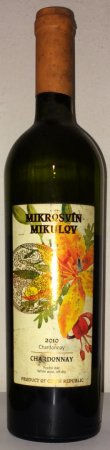 Lahev vína Chardonnay (Flower Line) 2010, pozdní sběr (polosuché)