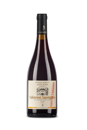 Lahev vína Cabernet Sauvignon 2018, výběr z hroznů (suché)