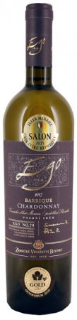Lahev vína Chardonnay barrique (EGO No.79) 2017, pozdní sběr (suché)