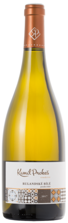 Lahev vína Rulandské bílé 2017, pozdní sběr (suché)