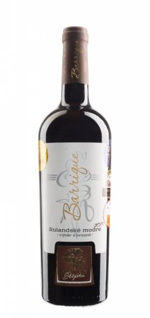 Lahev vína Rulandské modré barrique 2017, výběr z hroznů (suché)