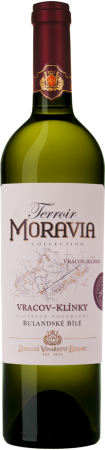 Lahev vína Rulandské bílé (Terroir Moravia) 2017, pozdní sběr (suché)