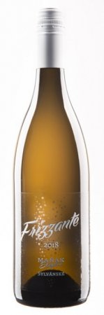 Lahev vína Frizzante Sylvánské 2018, zemské víno (polosuché)