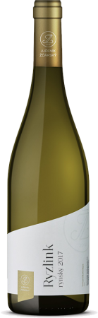Lahev vína Ryzlink rýnský 2017, pozdní sběr (suché)
