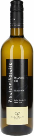 Lahev vína Rulandské bílé 2018, výběr z hroznů (suché)