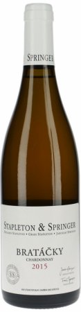Lahev vína Chardonnay 2015, zemské víno (suché)