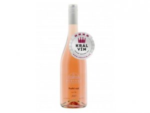 Lahev vína André rosé frizzante 2017, zemské víno