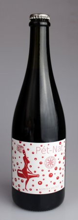 Lahev vína PET NAT červený 2017, zemské víno (suché)