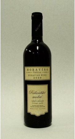 Lahev vína Rulandské modré 2009, výběr z hroznů (suché)