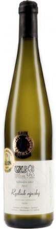 Lahev vína Ryzlink rýnský 2015, kabinetní víno (suché)