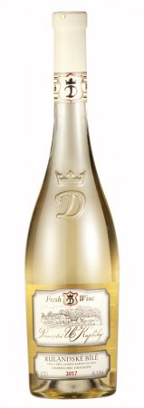 Lahev vína Rulandské bílé - Fresh Wine 2017, kabinetní víno (polosuché)