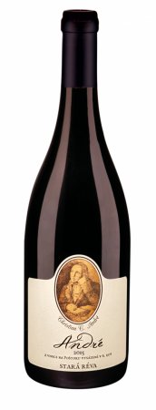 Lahev vína André stará réva 2015, výběr z hroznů