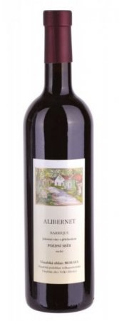 Lahev vína Alibernet 2011, pozdní sběr