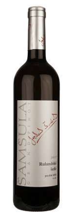 Lahev vína Rulandské šedé 2017, pozdní sběr (suché)