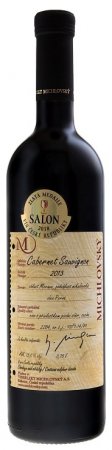 Lahev vína Cabernet Sauvignon 2013, pozdní sběr (suché)