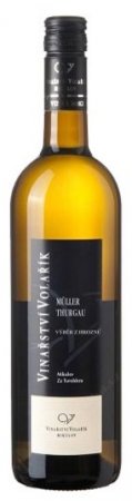 Lahev vína Müller Thurgau 2017, výběr z hroznů (polosladké)