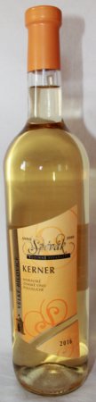 Lahev vína Kerner 2016, zemské víno (polosuché)
