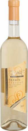 Lahev vína Tramín červený 2017, pozdní sběr (suché)