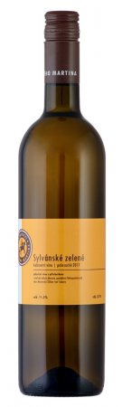 Lahev vína Sylvánské zelené 2017, kabinetní víno (polosuché)