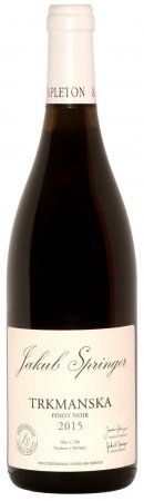 Lahev vína Pinot Noir (Trkmanska) 2015, zemské víno (suché)